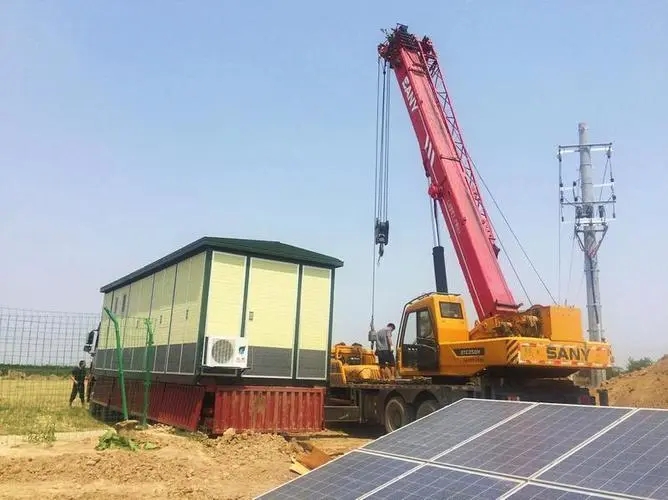 莱城光伏组件吊装